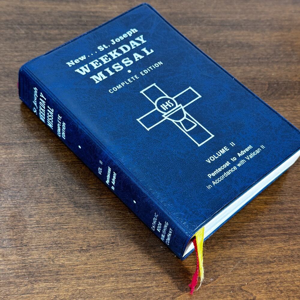 Vintage 1975 St Joseph Weekday Missal Complete Edition Volume Two